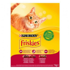 Purina Állateledel száraz PURINA Friskies macskáknak marhával, csirkével és zöldséggel 1kg macskaeledel