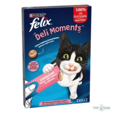 Purina FELIX Deli Moments lazac ízű macska jutalomfalat 4x10gr jutalomfalat macskáknak