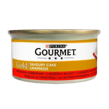 Purina Gourmet Gold Savoury Cake marhával és paradicsommal 85 g macskaeledel