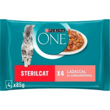 Purina One 4*85gr Steril Lazac sárgarépával macskaeledel