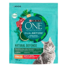 PURINA ONE 750gr DualNature Sterilcat marhában gazdag száraz eledel felnőtt macskáknak macskaeledel