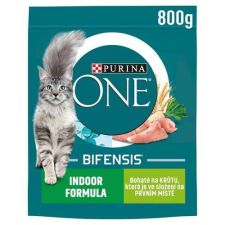PURINA ONE 800g Indoor pulykával és telj. kiőrlésű gabonákkal macskaeledel