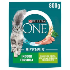  PURINA ONE 800g Indoor pulykával és telj. kiőrlésű gabonákkal macskaeledel