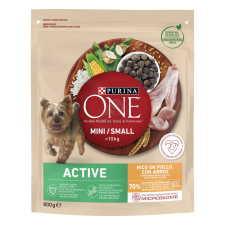  Purina ONE Mini Active száraz kutyaeledel - csirke 800 g kutyaeledel