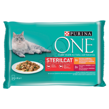 Purina ONE Sterilcat csirkével és marhával macskaeledel 4 x 85 g macskaeledel