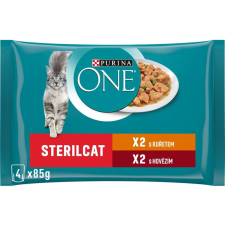 Purina One STERILCAT multipack csirke és marhahús lében, 48x85 g macskaeledel