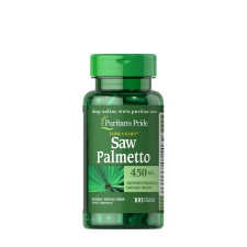 Puritan s Pride Fűrészpálma Kivonat 450 mg kapszula - Saw Palmetto (100 Kapszula) vitamin és táplálékkiegészítő
