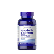 Puritan s Pride Kalcium 1200 mg és D-vitamin 1000 NE (200 Lágykapszula) vitamin és táplálékkiegészítő