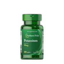 Puritan s Pride Kálium - Potassium 99 mg (100 Kapszula) vitamin és táplálékkiegészítő