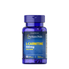 Puritan s Pride L-Karnitin 500 mg (60 Kapszula) vitamin és táplálékkiegészítő