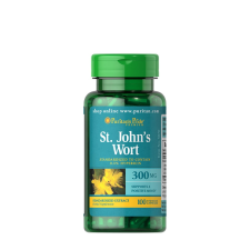 Puritan s Pride St. John&#039;s Wort Standardized - Közönséges Orbáncfű 300 mg (100 Kapszula) vitamin és táplálékkiegészítő