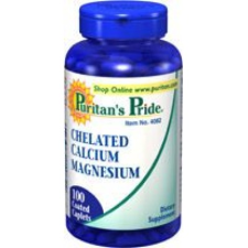 Puritans Pride Cal-Mag kelát 100 db vitamin és táplálékkiegészítő
