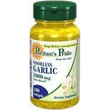 Puritans Pride Odorless Garlic 1000mg 100db vitamin és táplálékkiegészítő