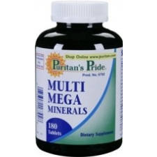 Puritans Pride Puritans Pride Multi Mega Minerals tabletta (180 db) vitamin és táplálékkiegészítő
