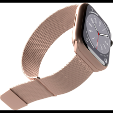 Puro Apple Watch 38/40/41mm Milánói Okosóra szíj - Rózsaszín (PUMILAW40ROSE) okosóra kellék