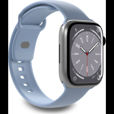 Puro Apple Watch 42/44/45/49mm Szilikon Okosóra szíj - Kék (PUR705) okosóra kellék
