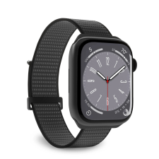 Puro Sport Nylon csereszíj Apple Watch 38 / 40 / 41 mm - fekete okosóra kellék