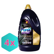 Purox folyékony mosószer Black&Dark 4L KARTON - 4 db tisztító- és takarítószer, higiénia