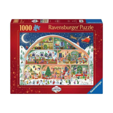  Puzzle 1000 db - A Mikulás műhelye puzzle, kirakós