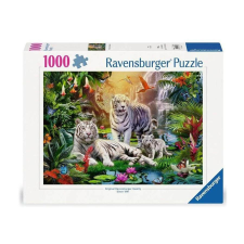  Puzzle 1000 db - Fehér tigriscsalád (15467) puzzle, kirakós