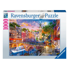  Puzzle 1000 db - Naplemente Amszterdam puzzle, kirakós