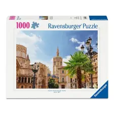  Puzzle 1000 db - Szent Mária tér, Valencia puzzle, kirakós