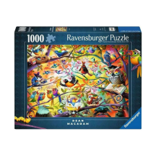  Puzzle 1000 db - Szorgos madárkák puzzle, kirakós