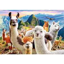 Puzzle 200 darabos llamas selfie puzzle, kirakós
