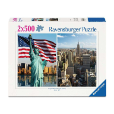  Puzzle 2x500 db - New York (15504) puzzle, kirakós