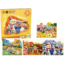  Puzzle 4 az 1-ben: Négy Évszak puzzle, kirakós