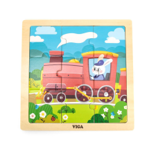 Puzzle 9 db-os vonatos puzzle, kirakós