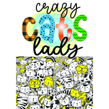Puzzle – Crazy Cats Lady (120 db-os) puzzle, kirakós