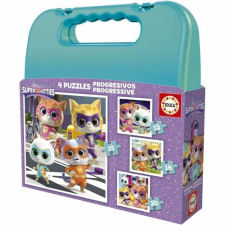  Puzzle Educa SuperKitties 12 Darabok 16 Darabok 20 Darabok 25 Darabok puzzle, kirakós