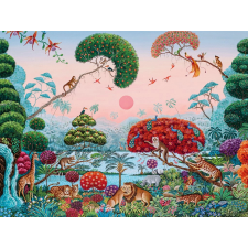 Puzzle egzotikus kert - csodálatos dzsungel puzzle, kirakós