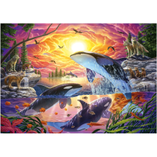 Puzzle Gyilkos Bálnák és Farkasok 4000 darab puzzle, kirakós