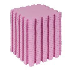  Puzzle habszivacs játszószőnyeg szett Pink 150x150cm játszószőnyeg