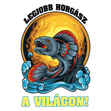  Puzzle – Legjobb horgász a világon... üzenetes (120 db-os) puzzle, kirakós