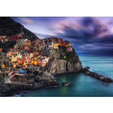 Puzzle - Manarola alkonyatkor, Cinque Terre, Olaszország puzzle, kirakós
