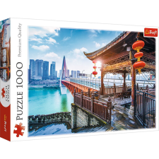  PUZZLE TREFL 1000 CHONGQPING CHINA puzzle, kirakós