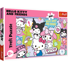 Puzzle,Trefl 300. rejtvény – Őrült trió – Hello Kitty Trefl 23039 puzzle, kirakós