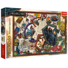 Puzzle,Trefl Puzzle 1000 – Hogyan neveld a sárkányodat – Trefl Heroes 10959 puzzle, kirakós