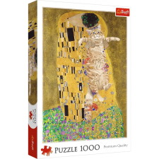 Puzzle,Trefl Rejtvény - 1000 - Purrfect Kiss - Trefl 10962 puzzle, kirakós