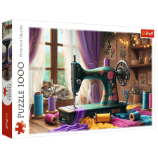Puzzle,Trefl Rejtvény - 1000 - Szabóműhelyem Trefl 10952 puzzle, kirakós