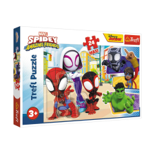 Puzzle,Trefl Rejtvény 24db Maxi Spidey and Friends Trefl 14348 puzzle, kirakós