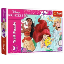 Puzzle,Trefl Rejtvény - 30 - Gyönyörű és bátor - Disney Princess - Trefl 18323 puzzle, kirakós