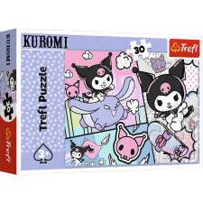 Puzzle,Trefl Rejtvény - 30 - Szórakozás Kuromival / Hello Kitty 18325 puzzle, kirakós