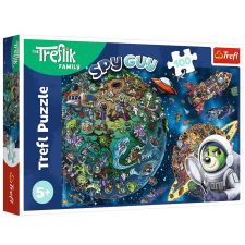 Puzzle,Trefl Rejtvények - 100 - Trefliki az űrben Trefl 16496 puzzle, kirakós