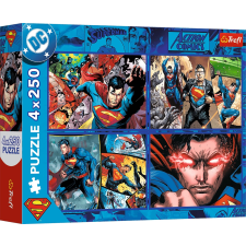  Puzzle TREFL Superman bátorsága 4x250 darab puzzle, kirakós