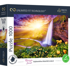 PUZZLE TREFL UFT 1000 SELJALANDSFOSS VÍZESÉS IZLAND puzzle, kirakós