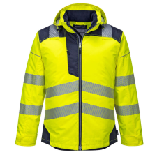  PW3 Hi-Vis télikabát PW_T400YNR4XL Sárga/Navy - 4XL méret láthatósági ruházat